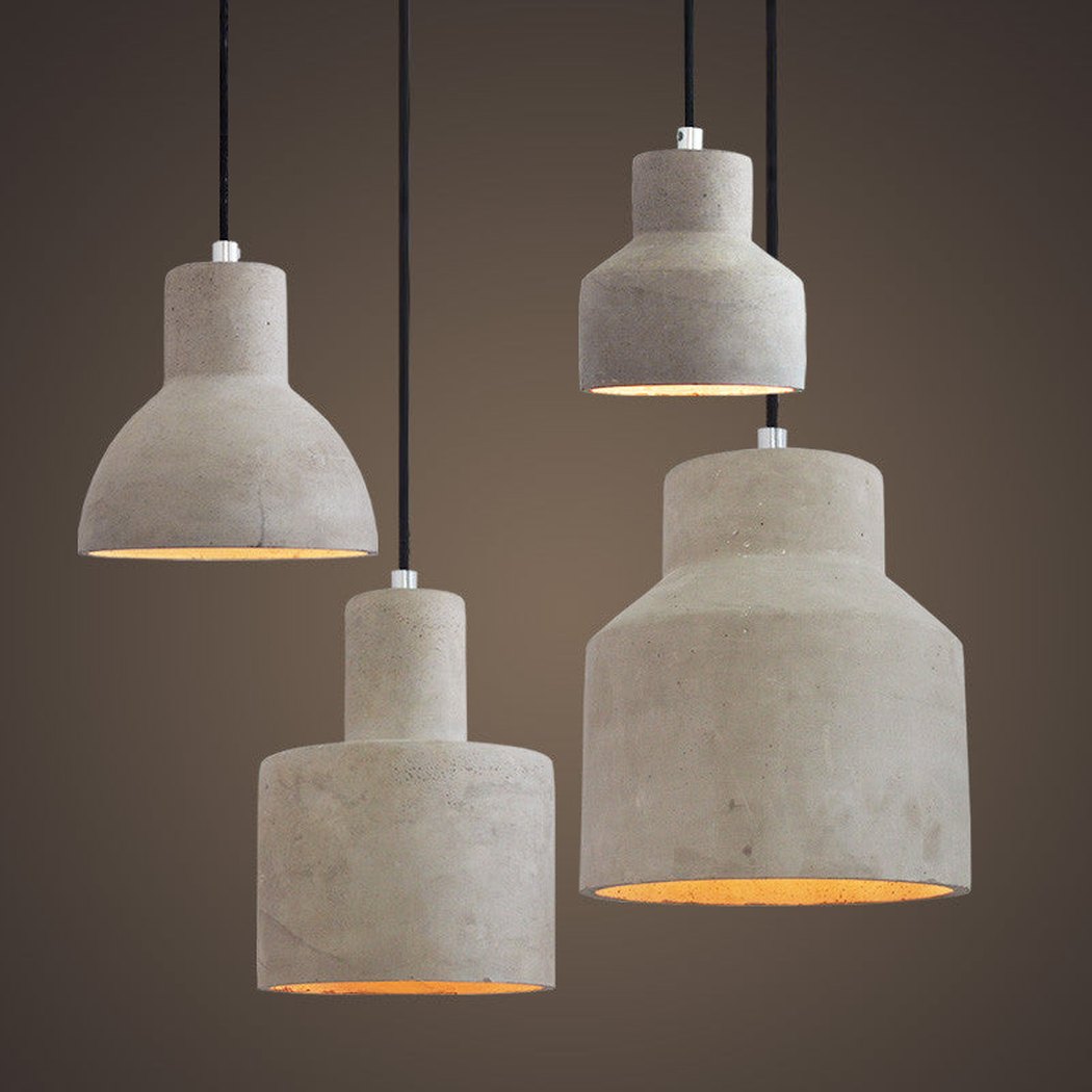 Concrete Oslo Minimalist Pendant Light