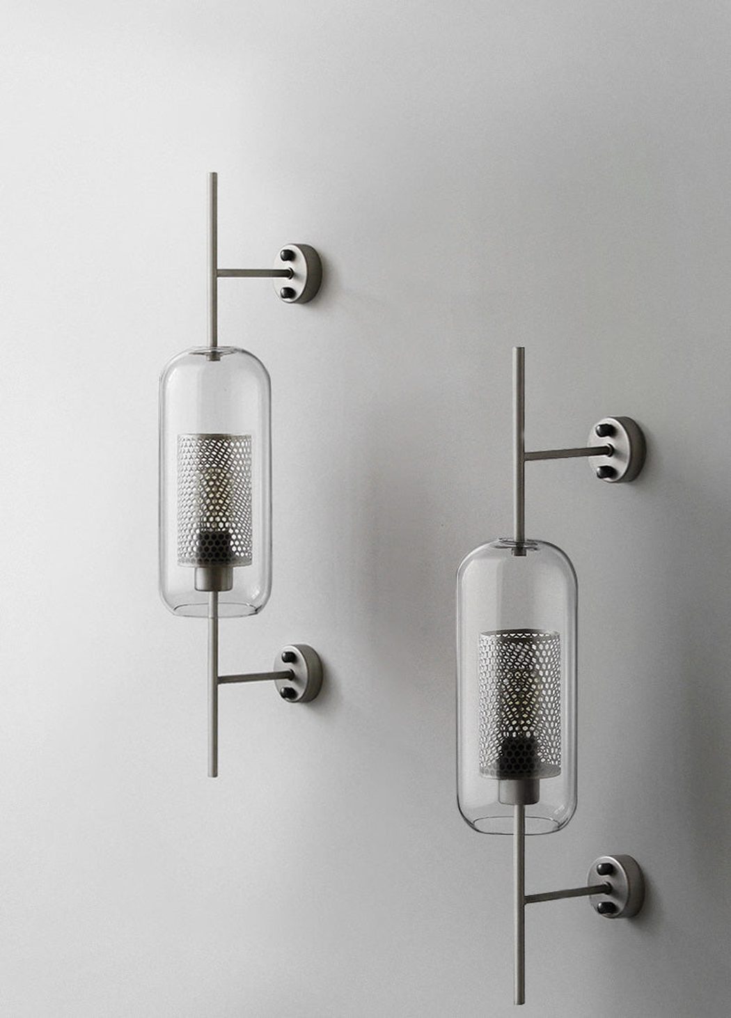 Chiswick Glass Shade Brass Fitting Wall Light