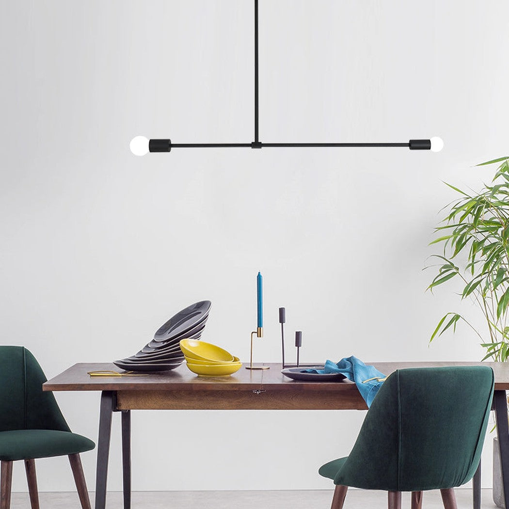 Surry Hills 2 Bulbs Modern Minimalist Line Pendant Light
