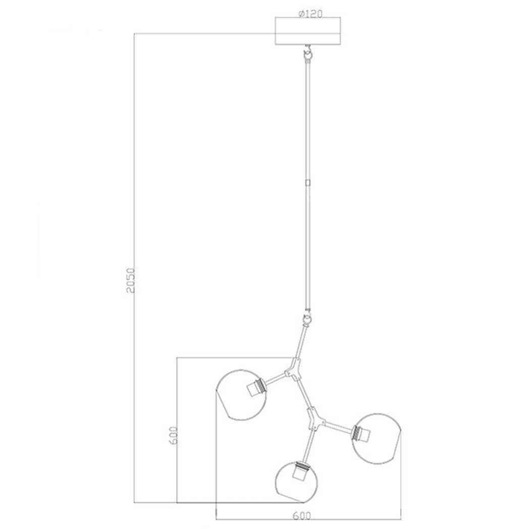 luminosa pendant light measurements