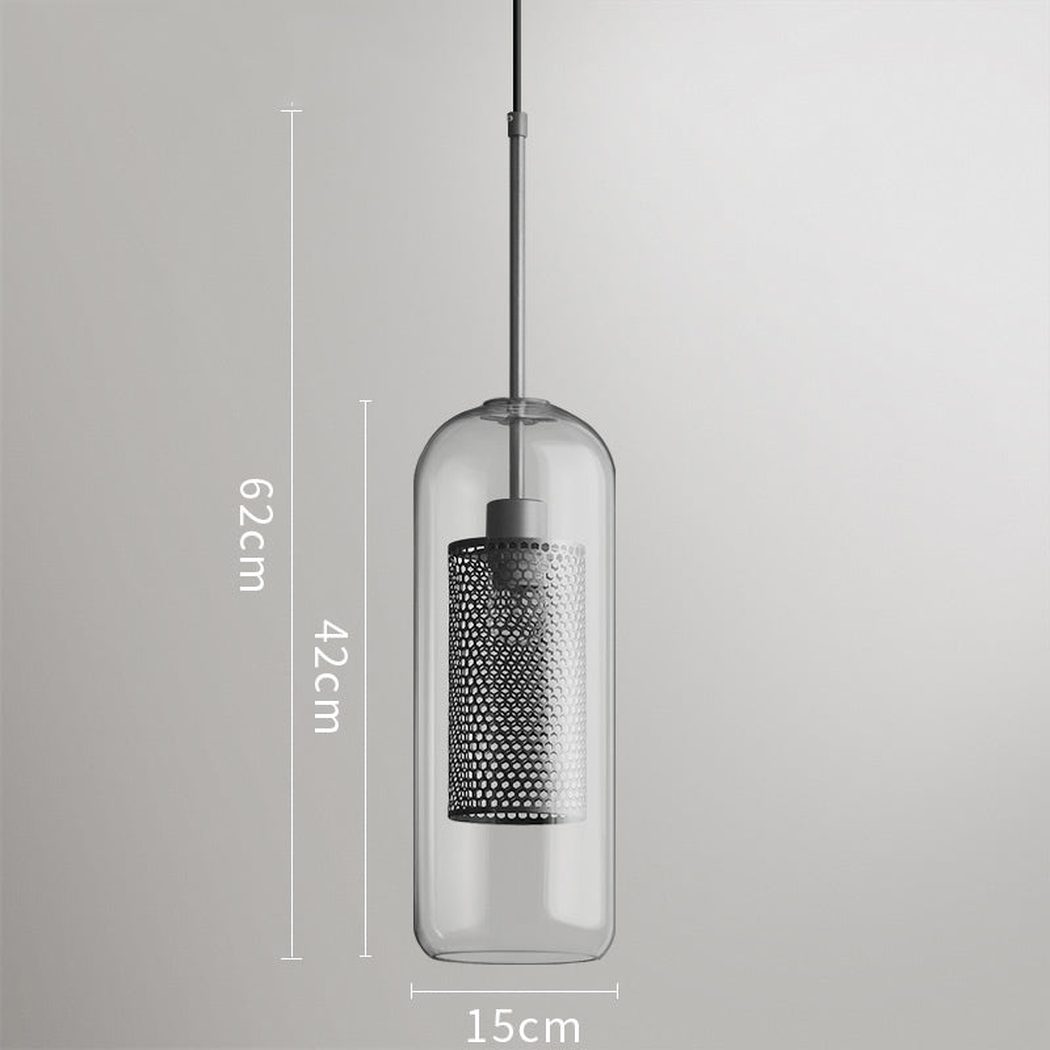 Chiswick Glass Shade Brass Fitting Pendant Light