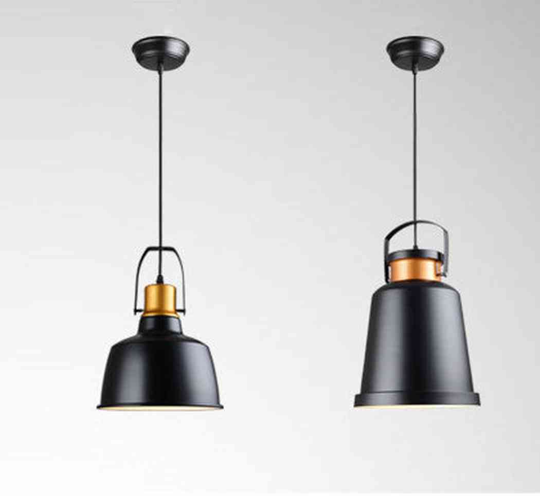 Newman Black Dome Industrial Loft Pendant Light