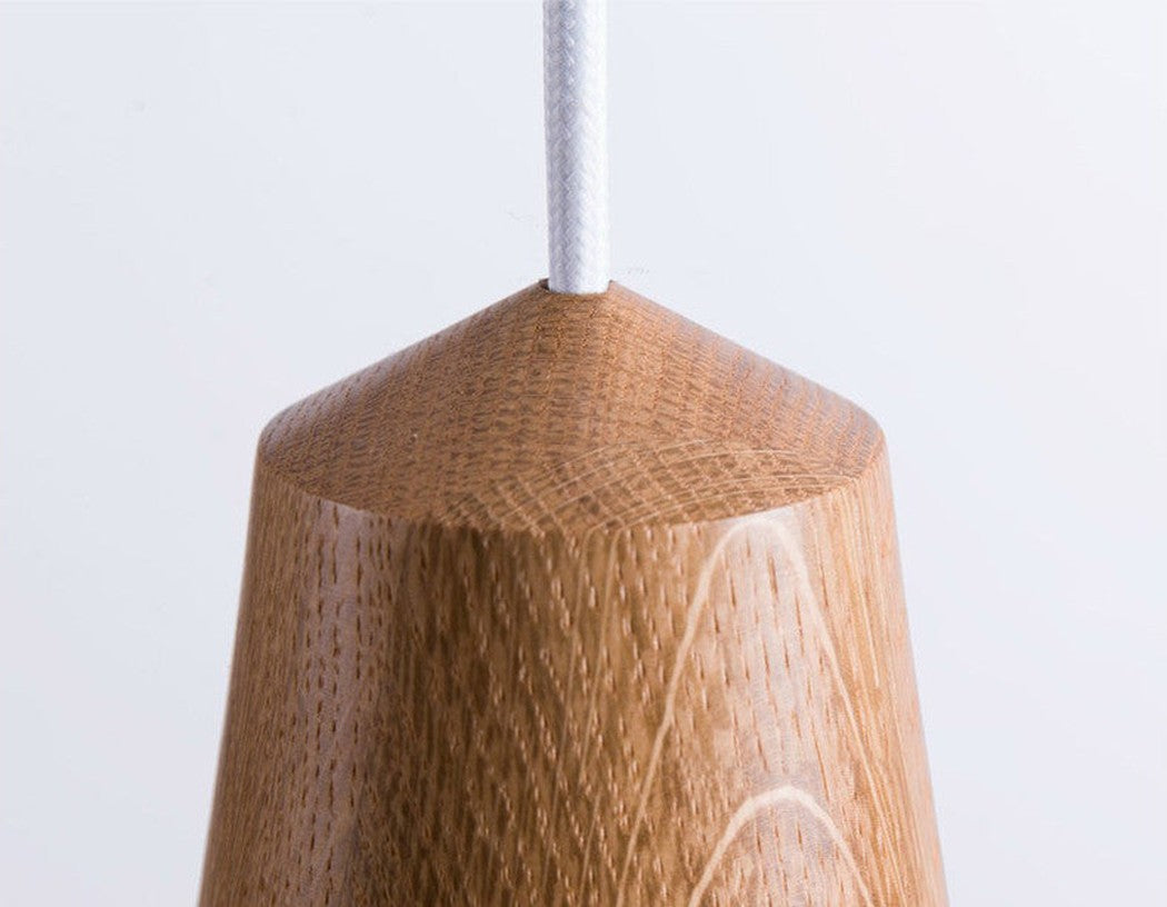 Minimalist Scandinavian Wooden Pendant Light. Modern Ceiling Light