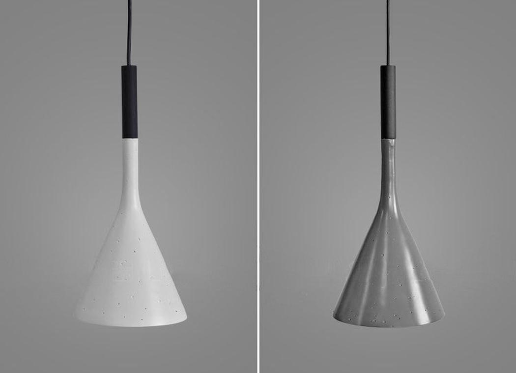 Aplomb Replica Concrete Cement Pendant Ceiling Light. Modern contemporary design.