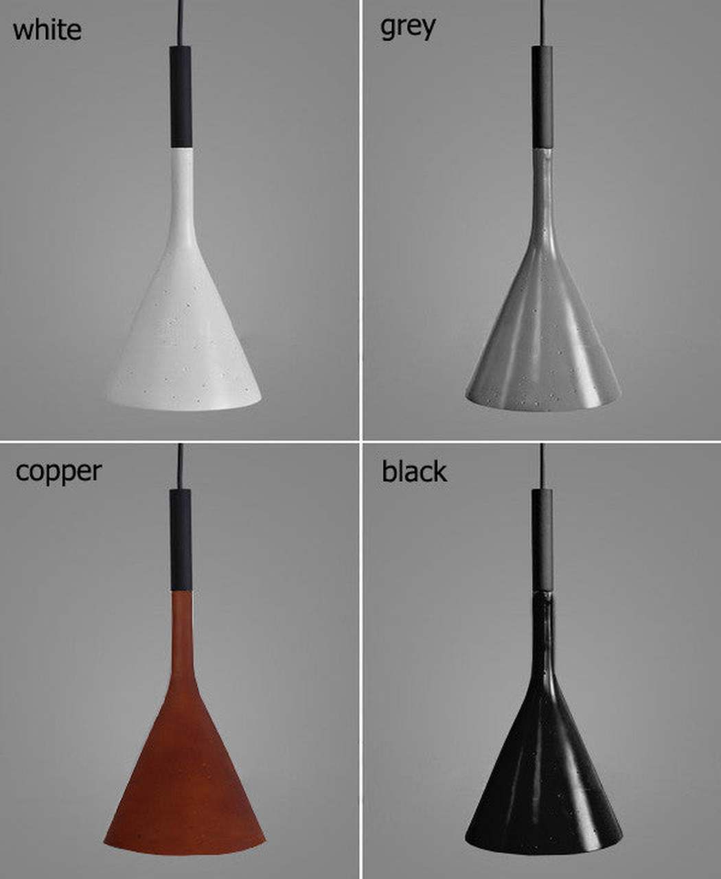 Aplomb Replica Concrete Cement Pendant Ceiling Light. Modern contemporary design.