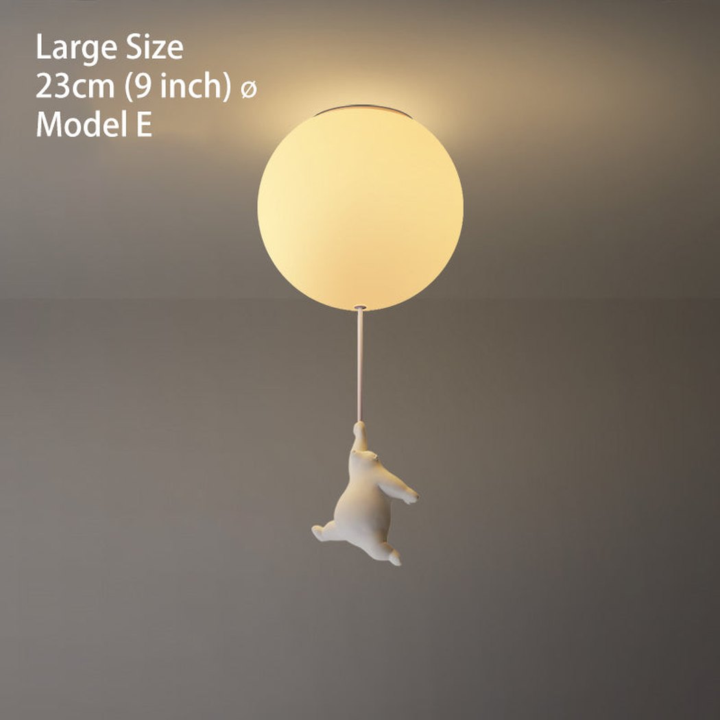 The Flying Bears Children Nursery Ceiling Light