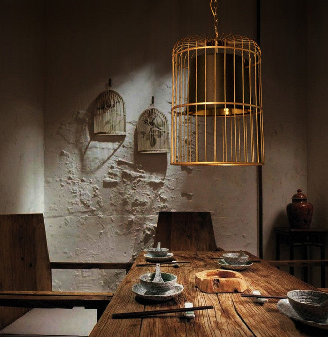 Bird Cage Pendant Light Chandelier dining room