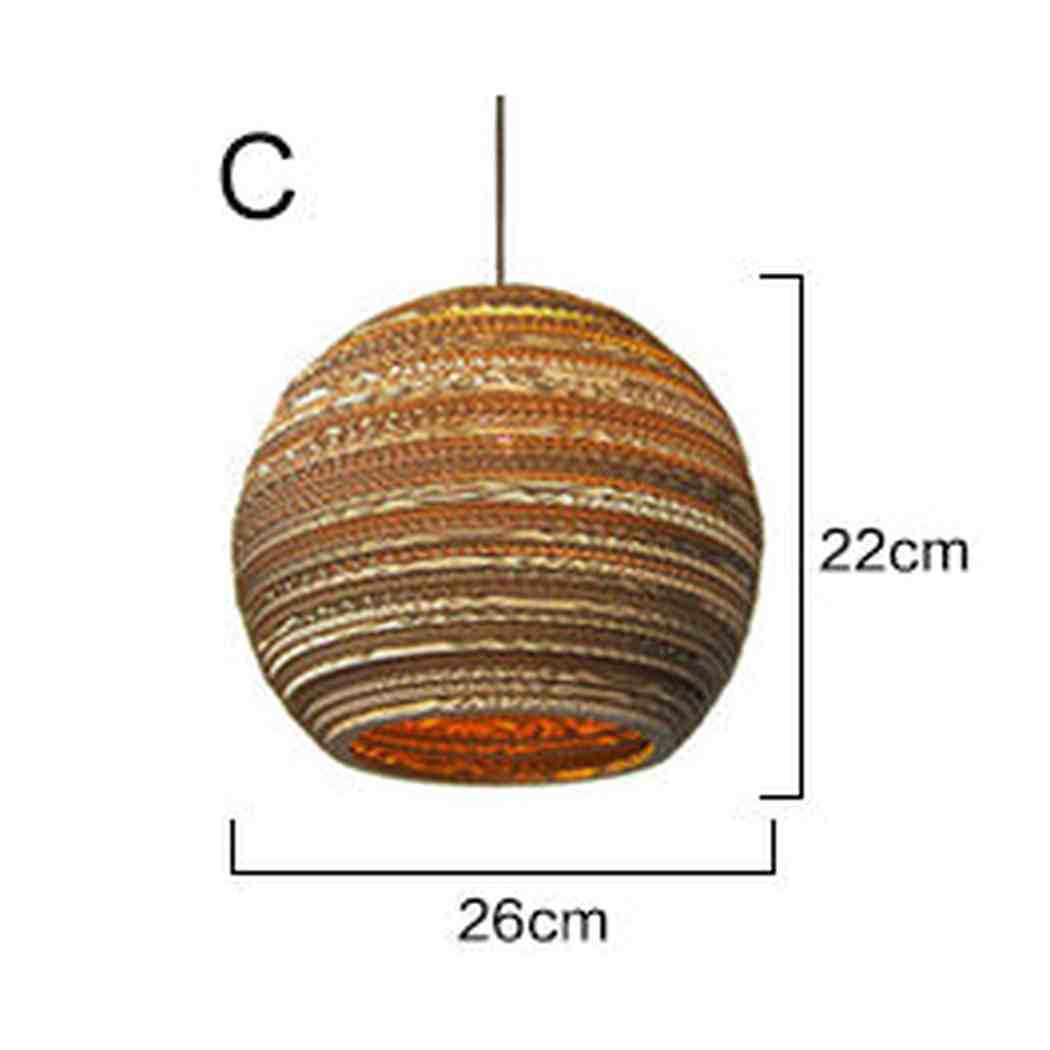 Luminaria Corrugated Board Pendant Light