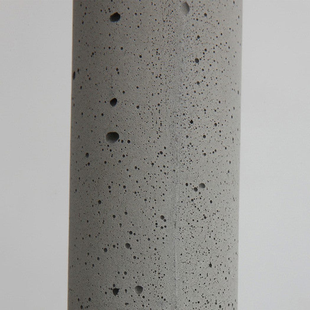 Long Concrete Pipe Minimalist Line Pendant Light