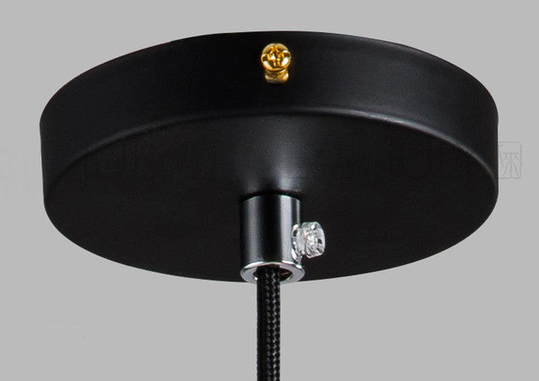 Long pencil concrete steel cage pendant light ceiling rose
