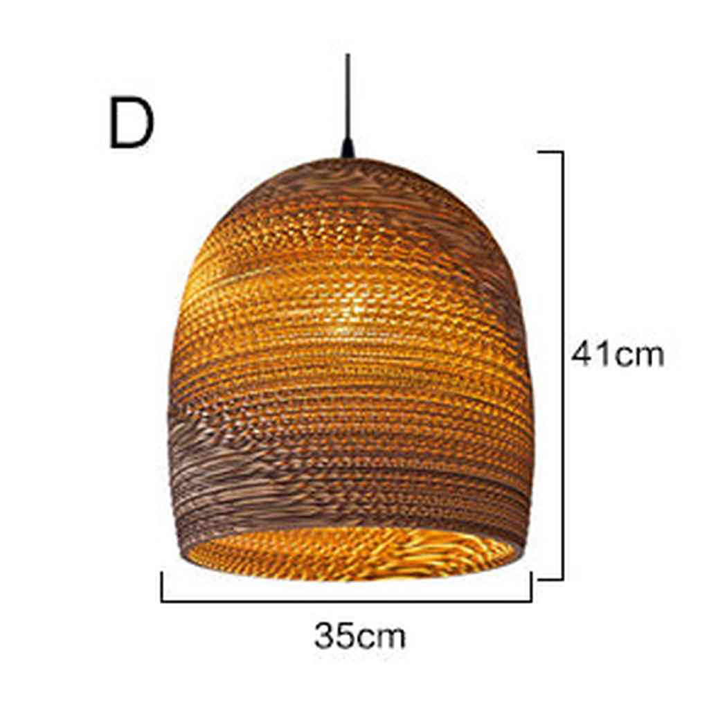 Luminaria Corrugated Board Pendant Light