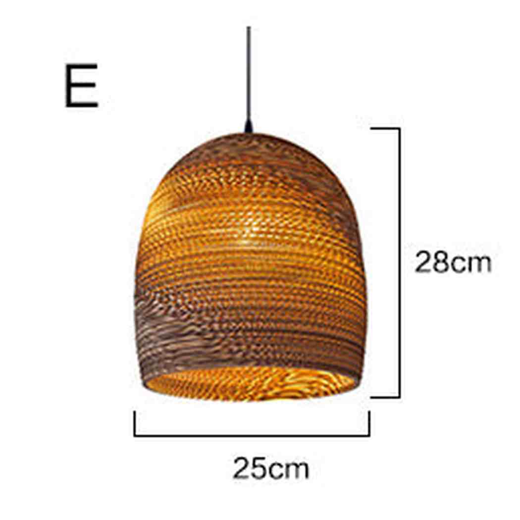 Luminaria Corrugated Board Pendant Light