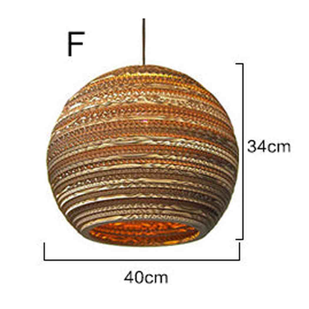 Luminaria Corrugated Board Pendant Light