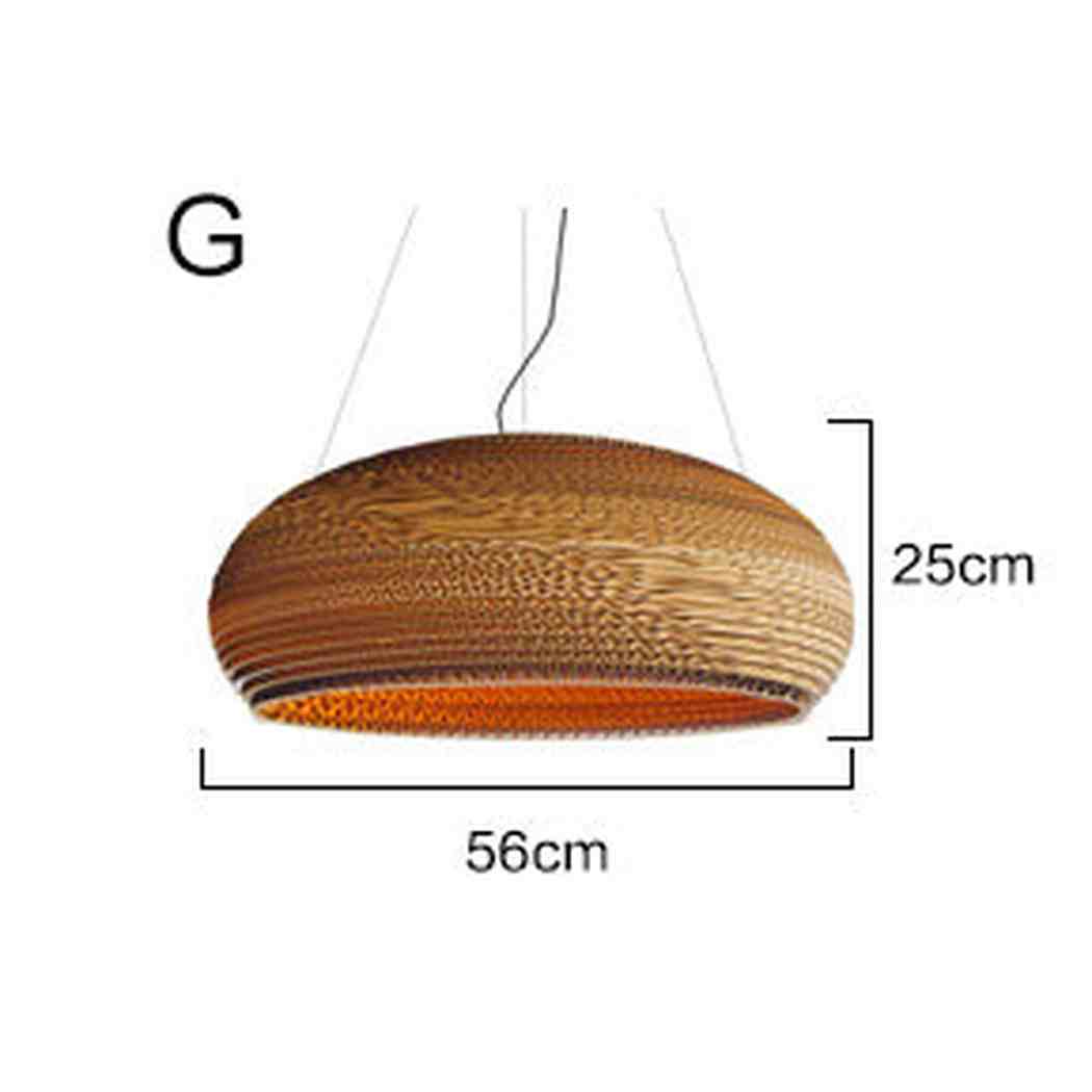 Luminaria Corrugated Board Pendant Light