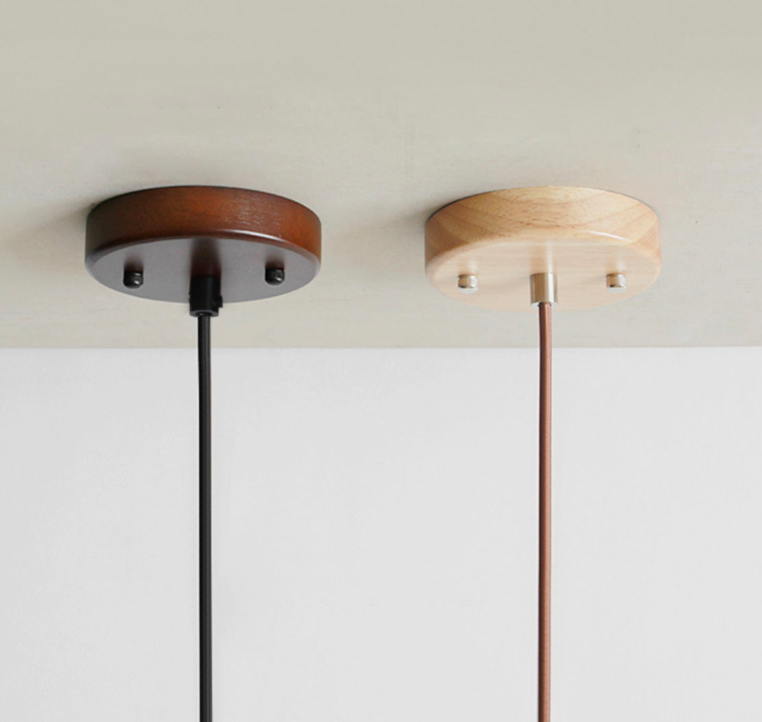 Geppetto Wooden Cone Pendant Light