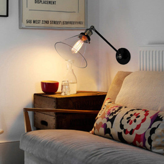 Glass Lamp Shade Wall Sconce Light