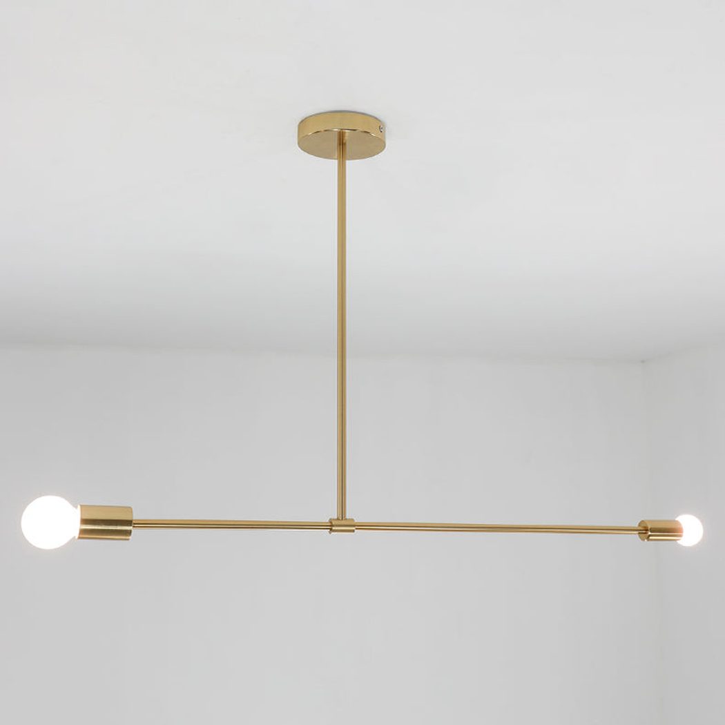 Surry Hills 2 Bulbs Modern Minimalist Line Pendant Light