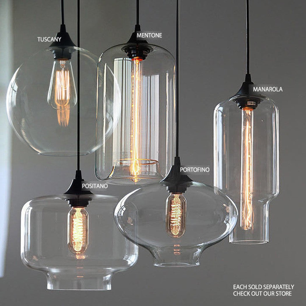 Mentone glass pendant light - Jeremy Pyles Pod Replica