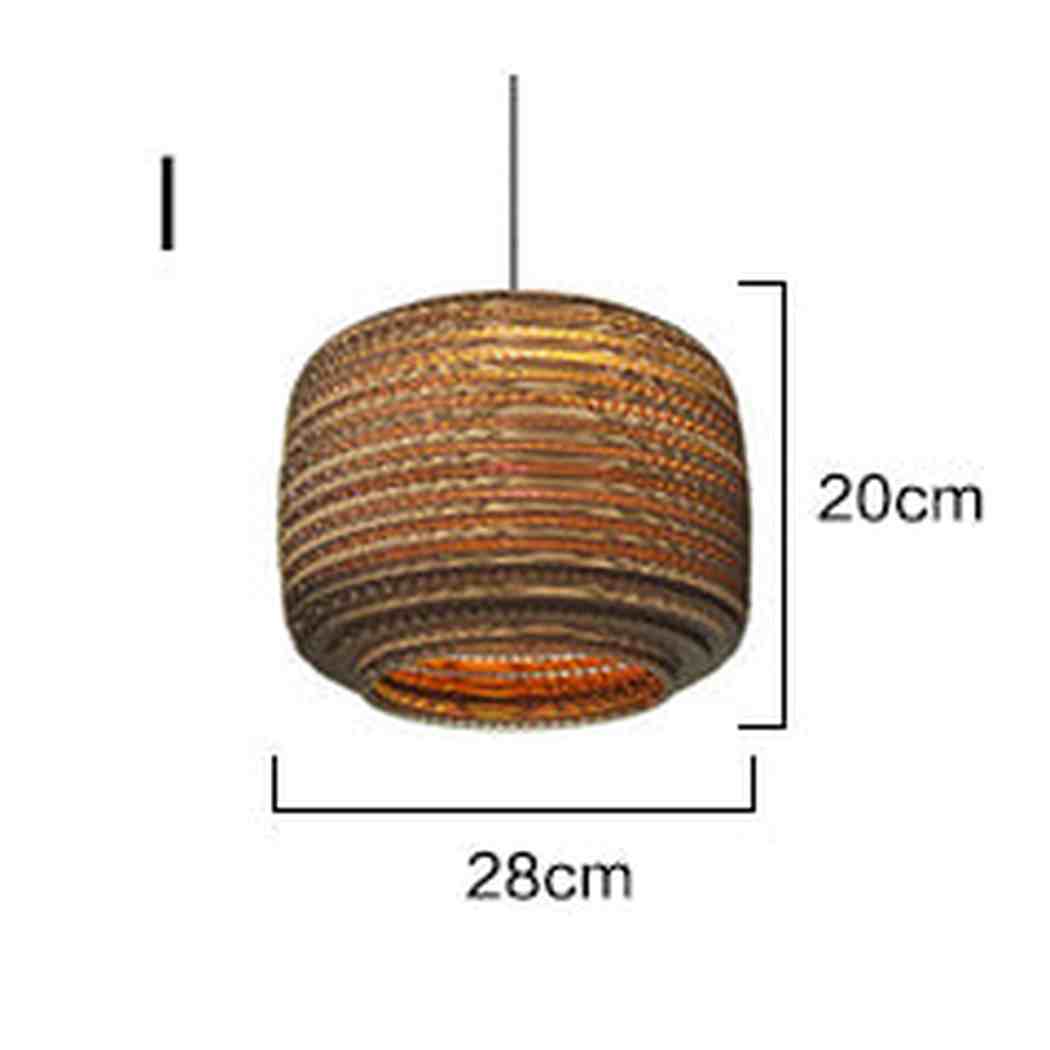 Luminaria Corrugated Board Pendant Light