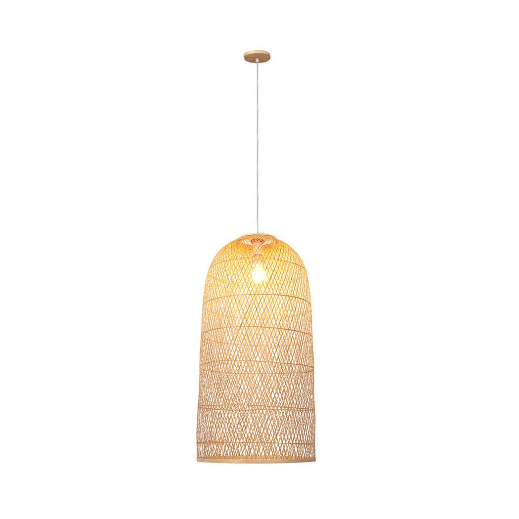 Kandang Rattan Wicker Bamboo Cage Pendant Light