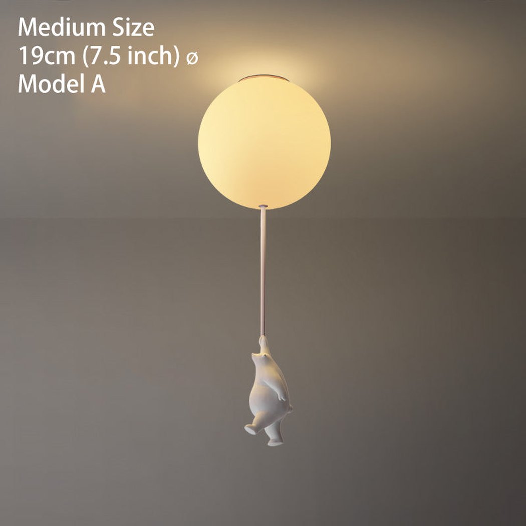 The Flying Bears Children Nursery Ceiling Light