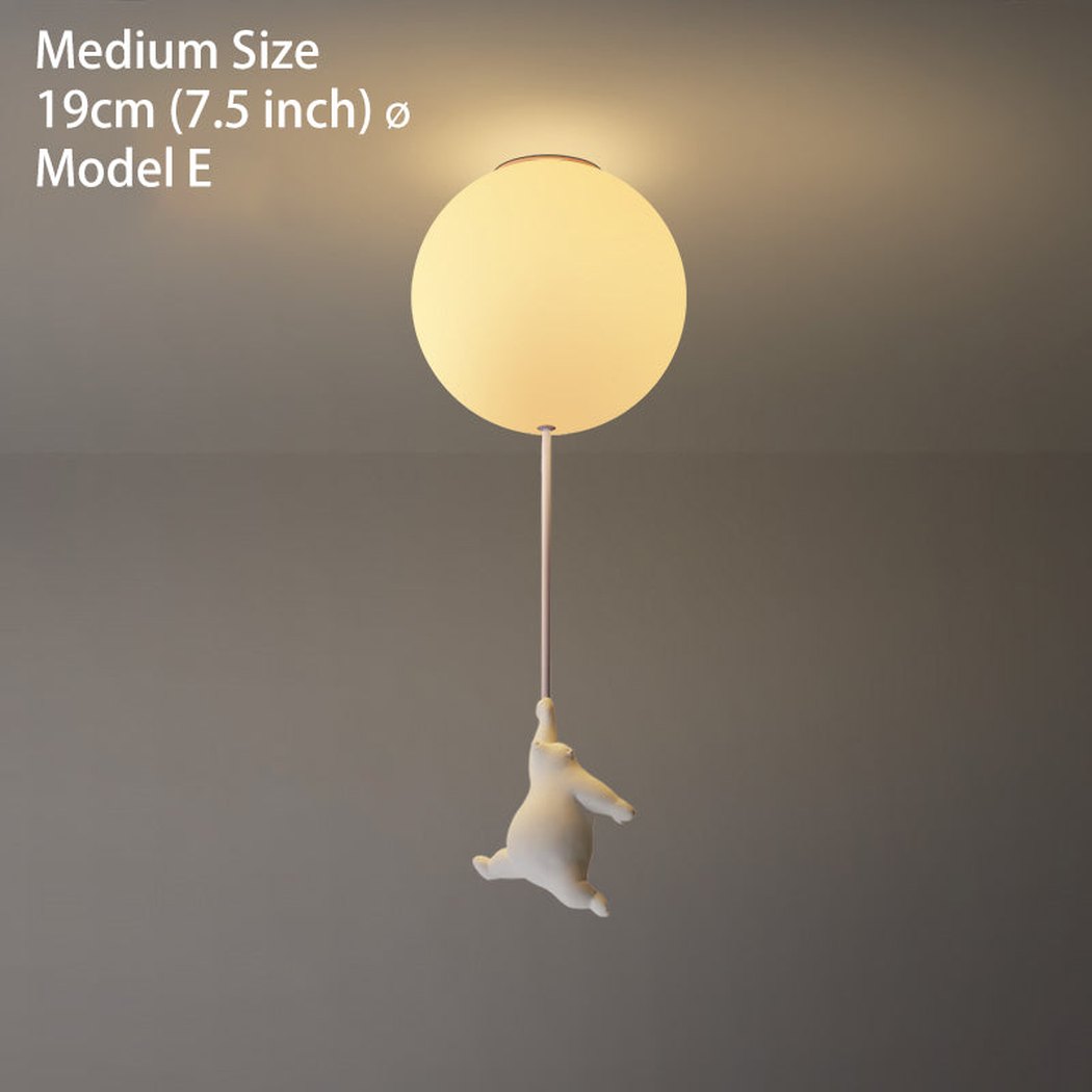 The Flying Bears Children Nursery Ceiling Light
