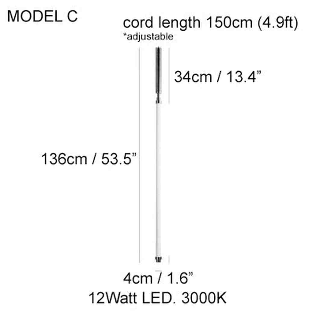 Solo Minimalist Strip Line Pendant Light