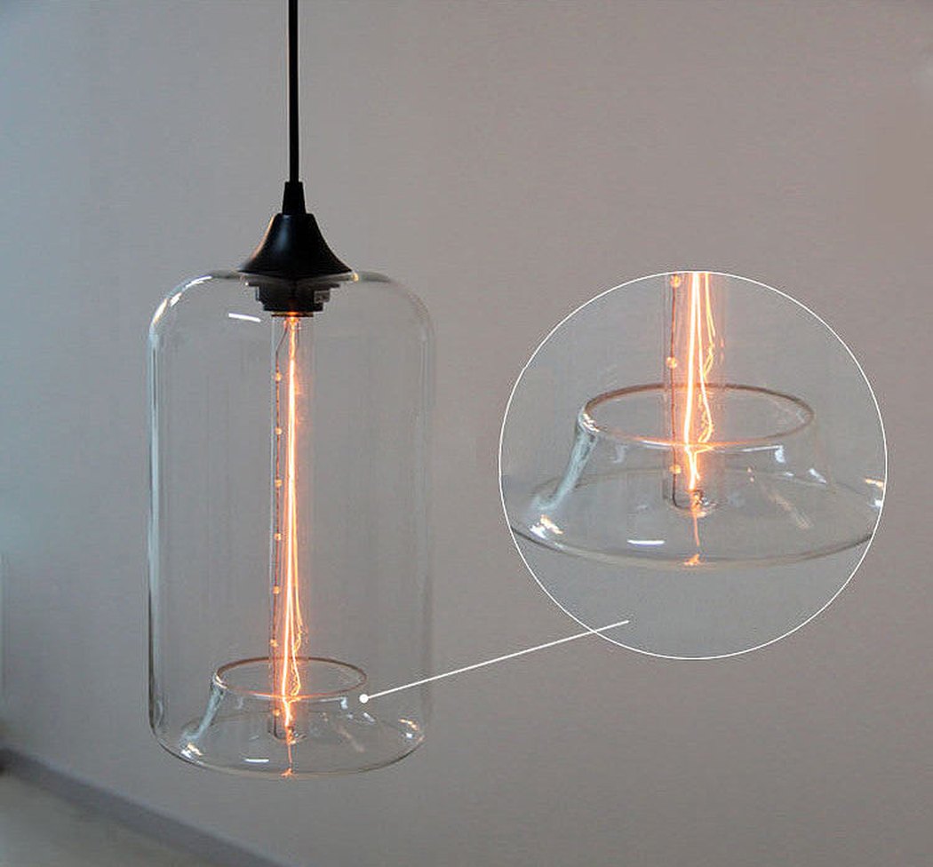 Mentone glass pendant light - Jeremy Pyles Pod Replica
