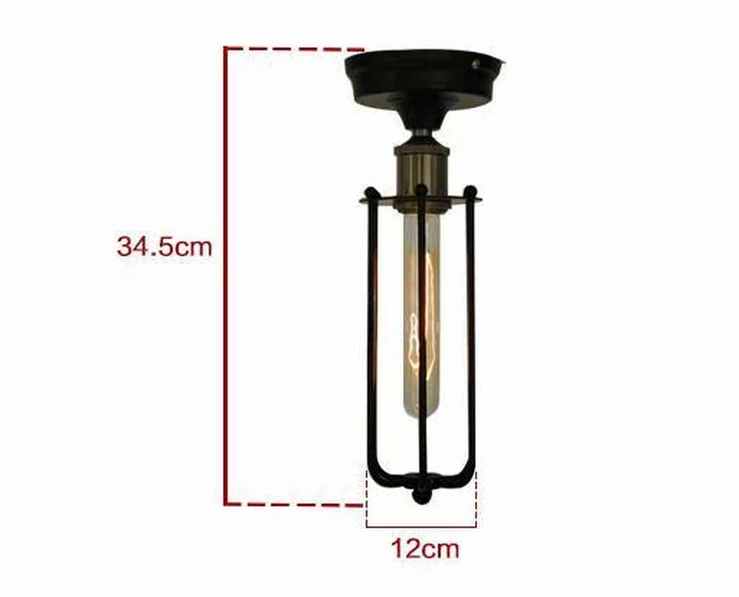 Pencil Cage Industrial Retro Vintage Ceiling Light