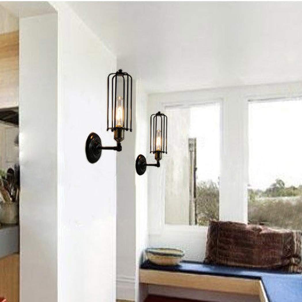 Pencil Cage Industrial Retro Vintage Wall Light