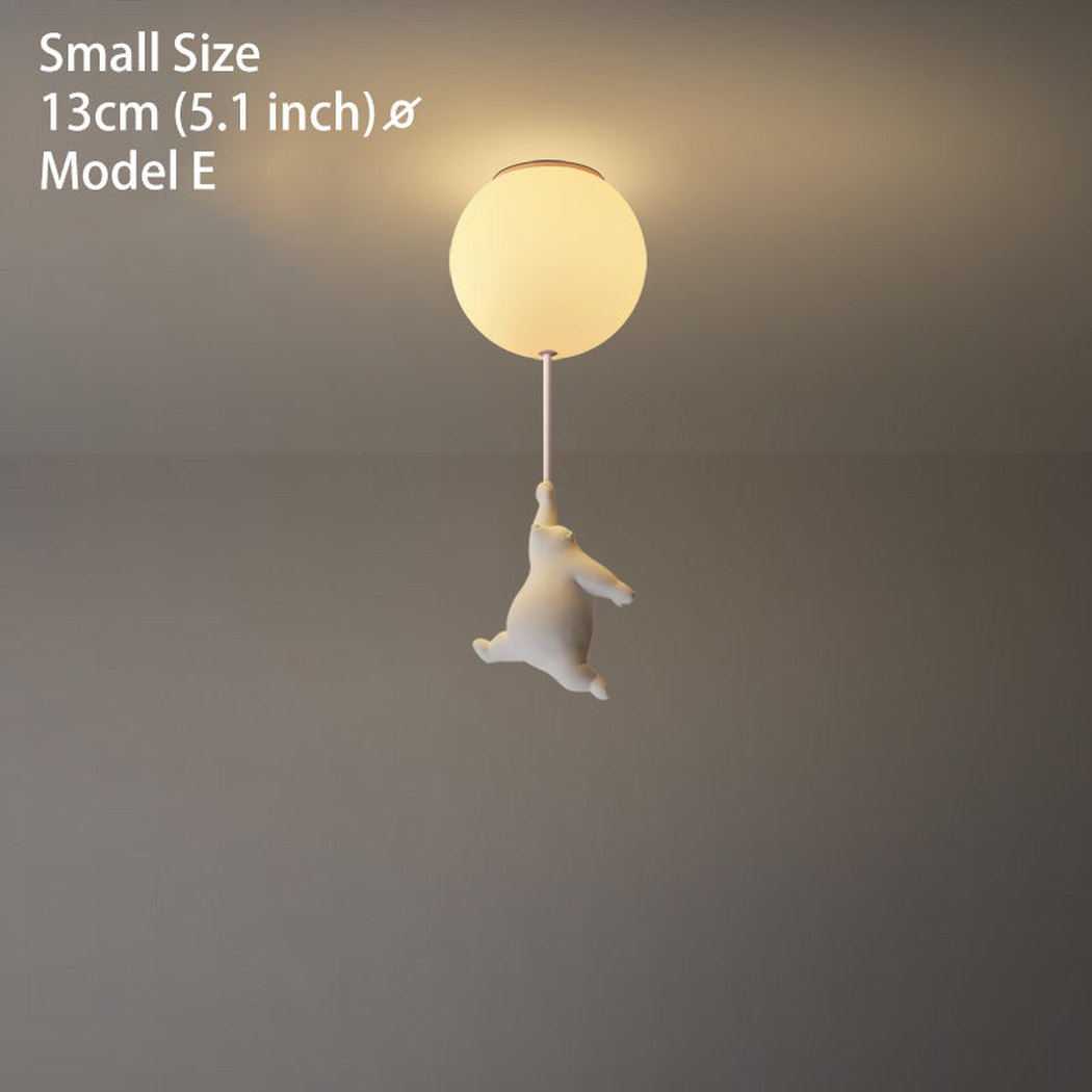 The Flying Bears Children Nursery Ceiling Light