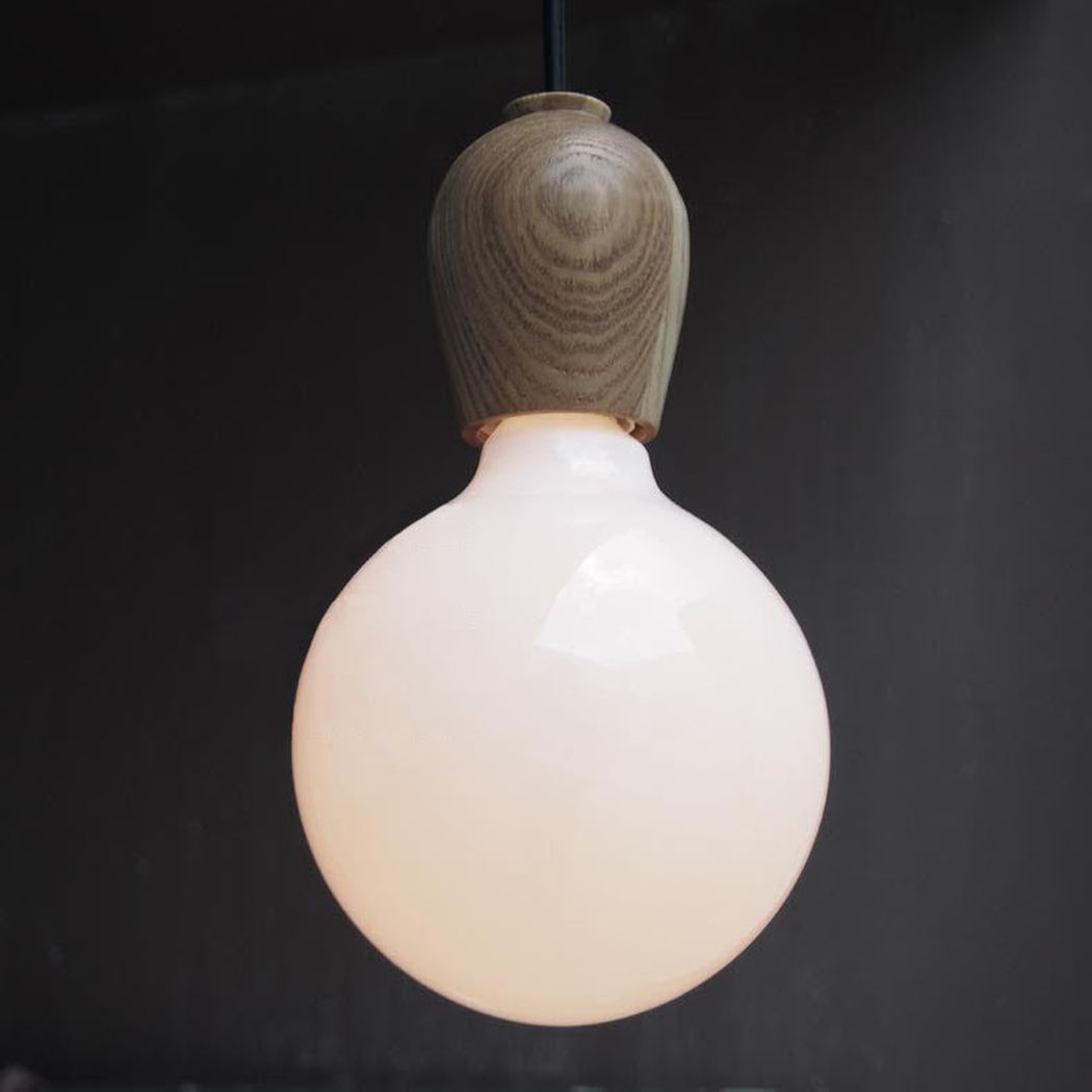 Wooden Socket Minimalist Pendant Light