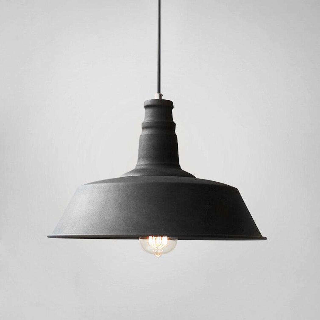 Vintage Edison Industrial Pendant Light black