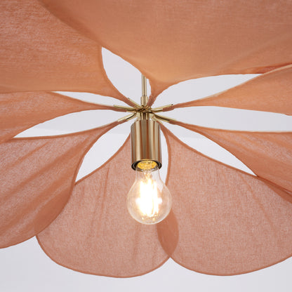 Magnolia Fabric Wabi Sabi Floral Pendant Light
