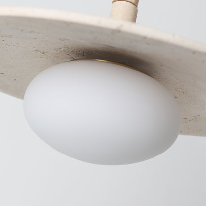 Annadel Sonoma Wood And Stone Japandi Pendant Lights