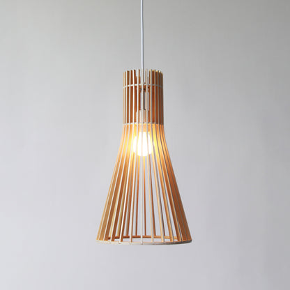 Tredo Wooden Slates Japandi Pendant Light