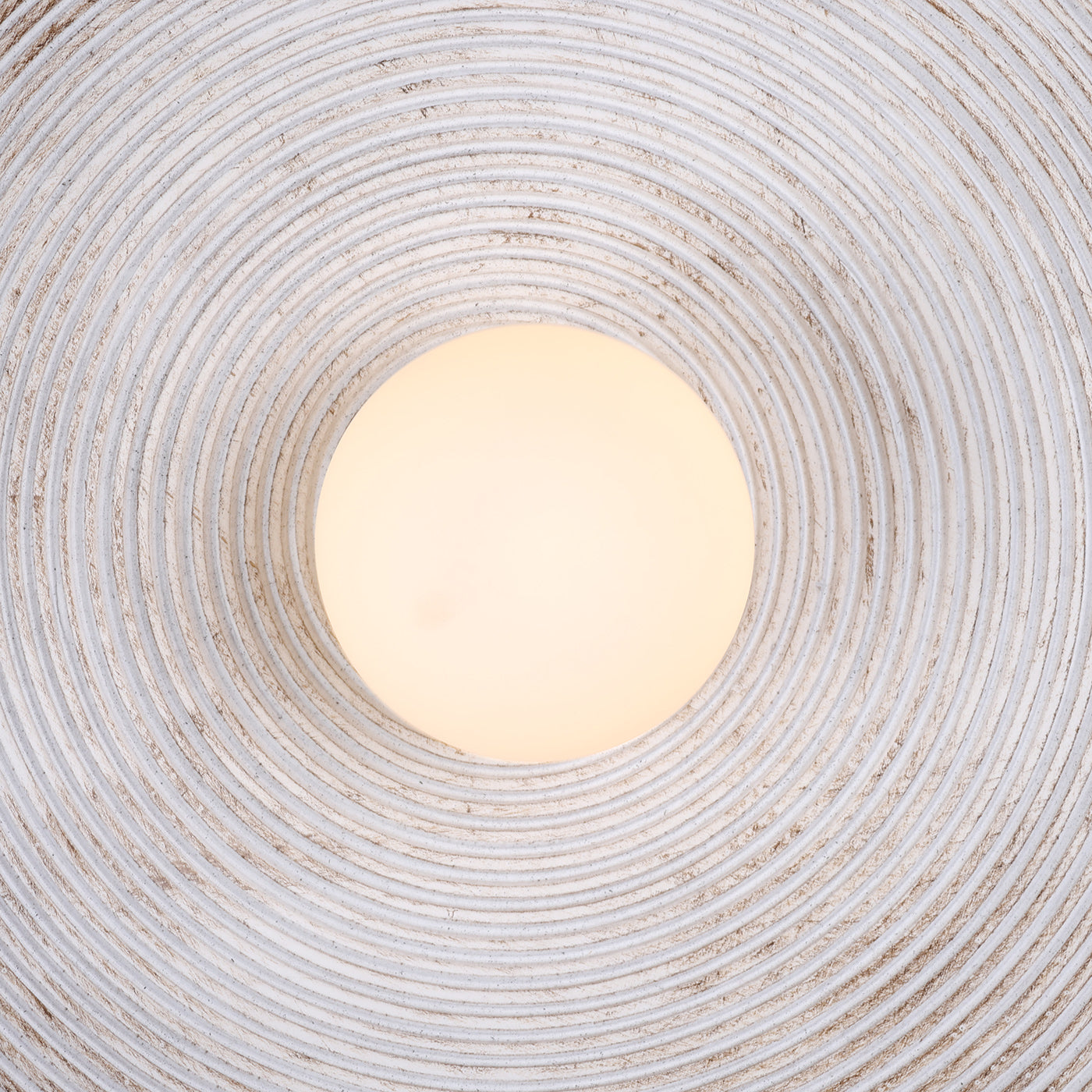 Longleaf Wooden Texture Plate Wall Light In White