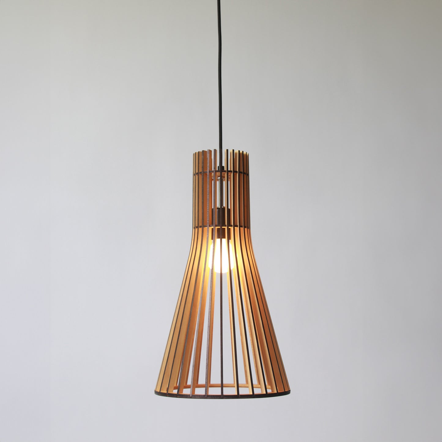 Tredo Wooden Slates Japandi Pendant Light