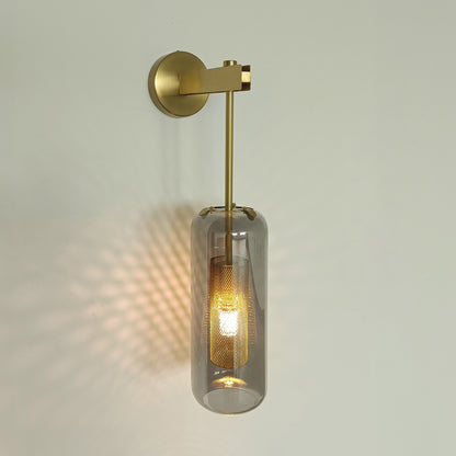 Chiswick Glass Shade Short Arm Wall Light