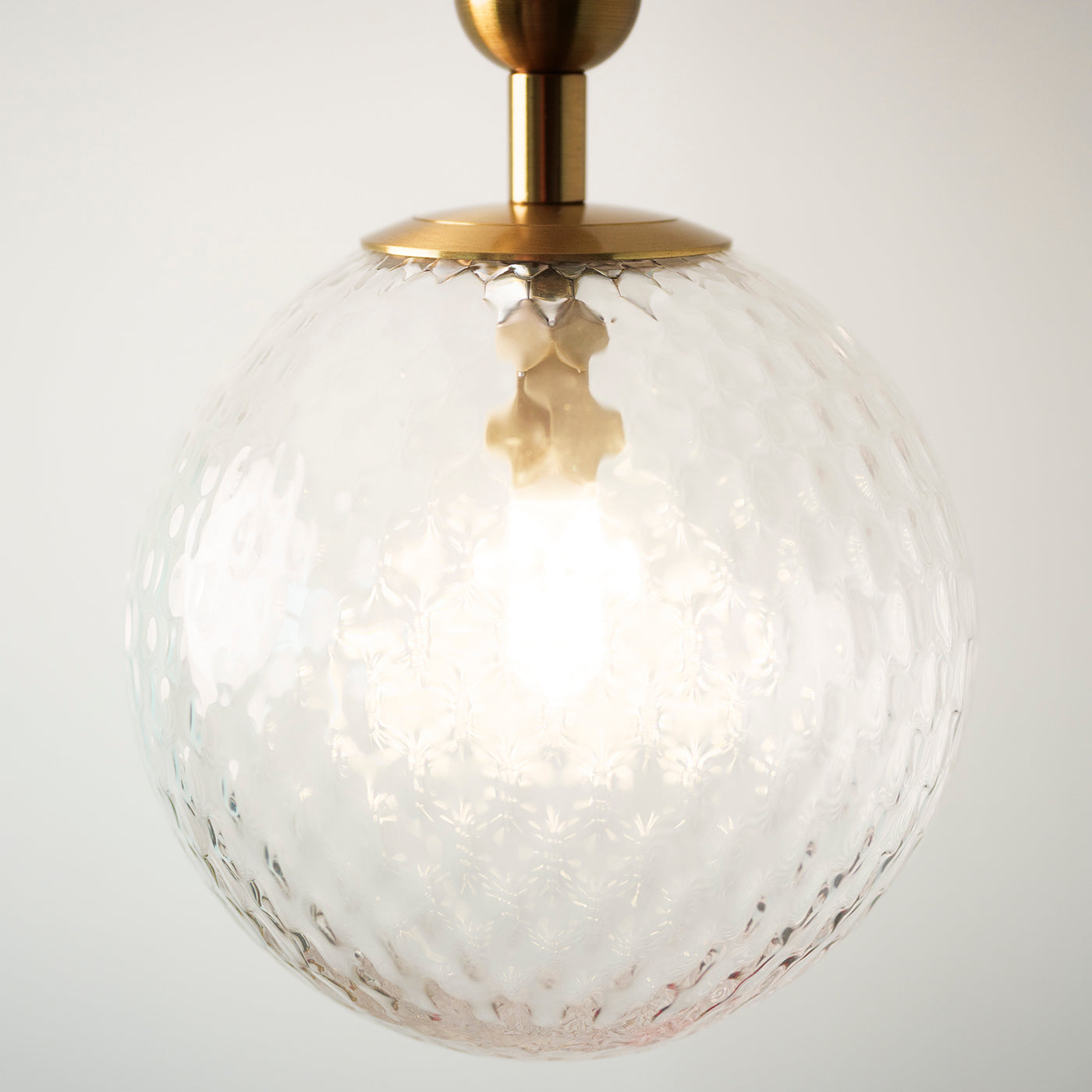 Nostra Minimalist Line Glass Globe Wall Light