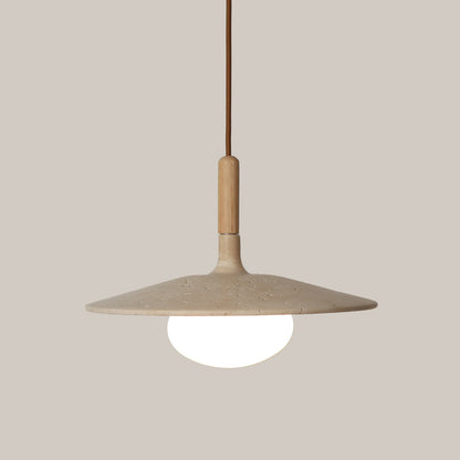 Annadel Sonoma Wood And Stone Japandi Pendant Lights