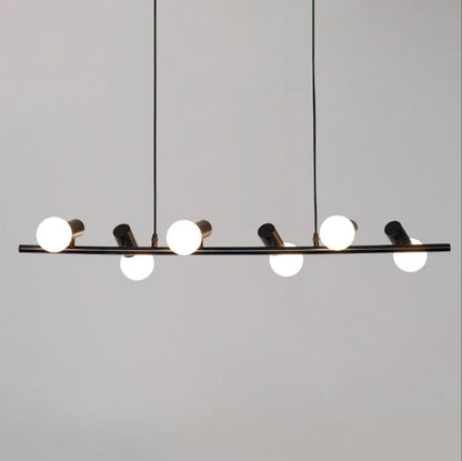 Hanging Doves Kitchen Island Pendant Light - In Black