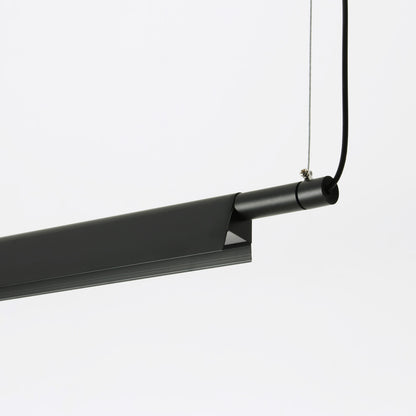 Ando Minimalist Line Black Kitchen Island Pendant Light