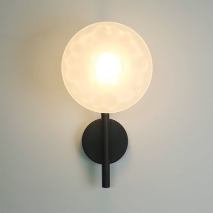 Stratus modern contemporary wall light - in black