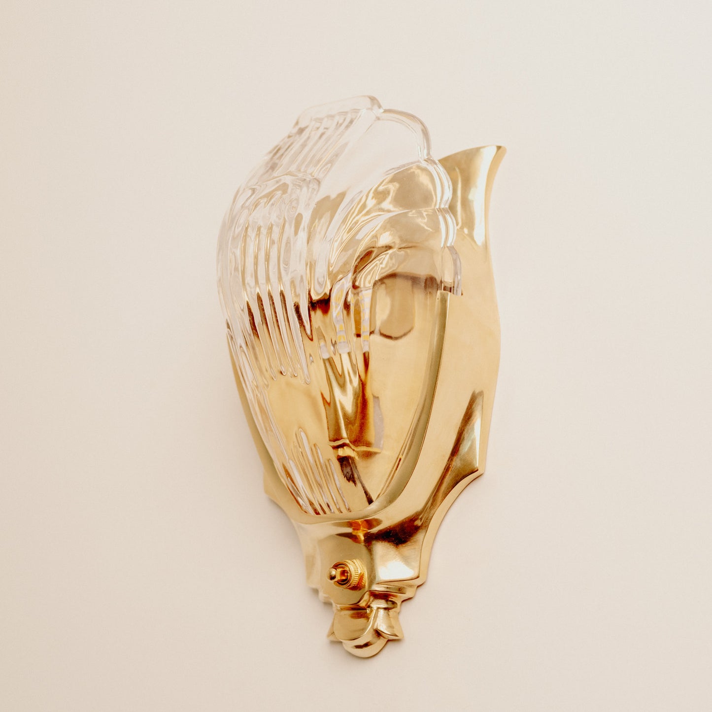 Lilith Brass Antique Art Deco Wall Light