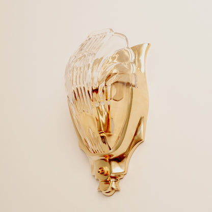 Lilith Brass Antique Art Deco Wall Light