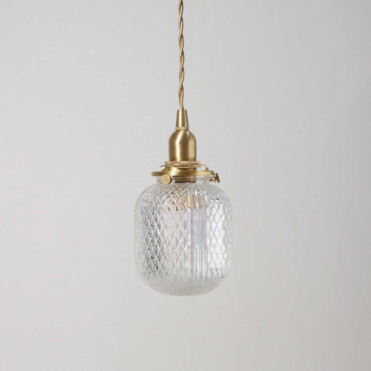 Lucelite Faceted Crystal Pendant Light Chandelier