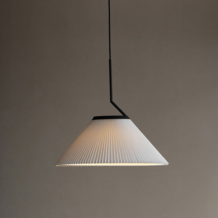 Nobu Pleated Shade Minimalist Pendant Light