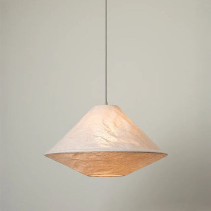 Iroha wabi-sabi linen fabric pendant light