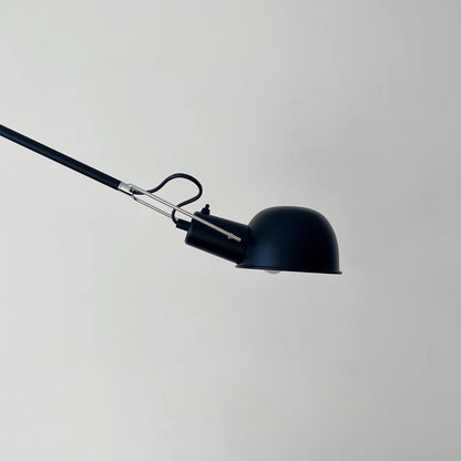 Crescendo Swinging Arm Overhead Wall Light - in Black